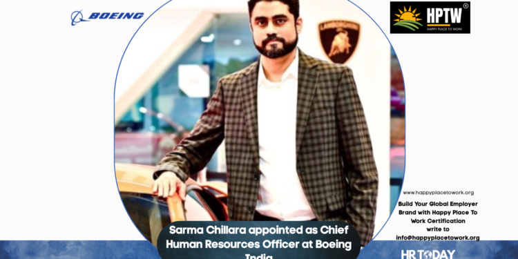 Sarma Chillara appointed as Chief Human Resources Officer at Boeing India
