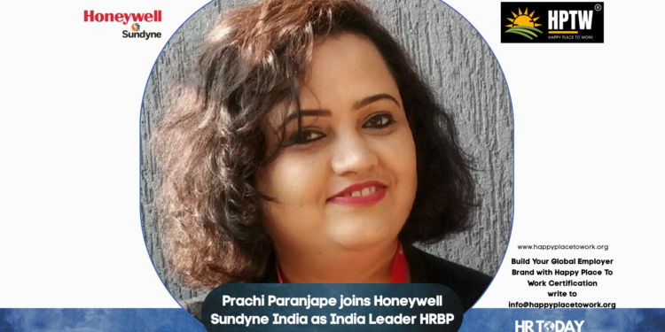 Prachi Paranjape joins Honeywell Sundyne India as India Leader HRBP