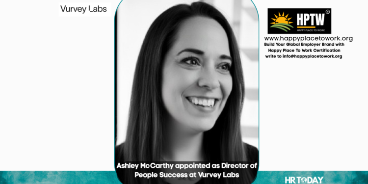 Ashley McCarthy appointed as Director of People Success at Vurvey Labs