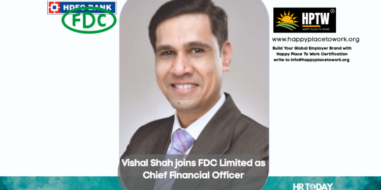 Vishal Shah joins FDC Limited as Chief Financial Officer