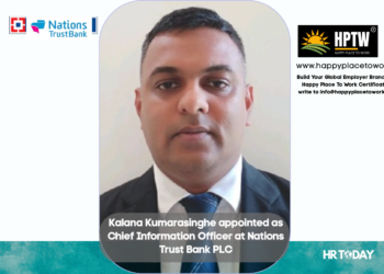 Kalana Kumarasinghe appointed as Chief Information Officer at Nations Trust Bank PLC