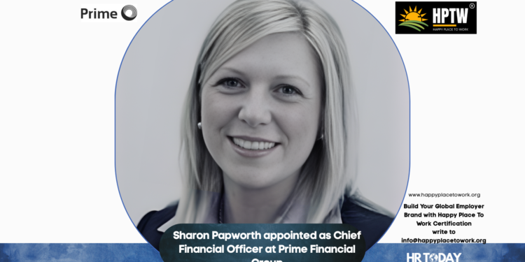 Sharon Papworth appointed as Chief Financial Officer at Prime Financial Group