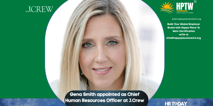 Gena Smith appointed as Chief Human Resources Officer at J.Crew
