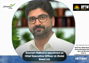 Gautam Malhotra appointed as Chief Executive Officer at Jindal Steel Ltd.