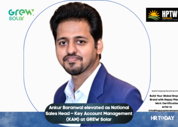 Ankur Baranwal elevated as National Sales Head – Key Account Management (KAM) at GREW Solar