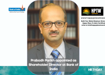 Prabodh Parikh appointed as Shareholder Director at Bank of India