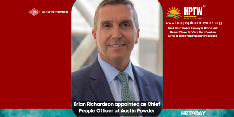 Brian Richardson appointed as Chief People Officer at Austin Powder