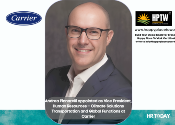 Andrea Pinnarelli appointed as Vice President, Human Resources – Climate Solutions Transportation and Global Functions at Carrier