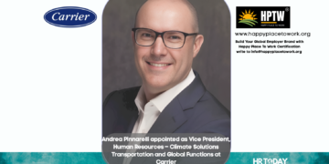 Andrea Pinnarelli appointed as Vice President, Human Resources – Climate Solutions Transportation and Global Functions at Carrier