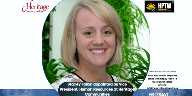 Stacey Follon appointed as Vice President, Human Resources at Heritage Communities