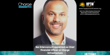 Nat Krishnamurti appointed as Chief Financial Officer at Charge Infrastructure