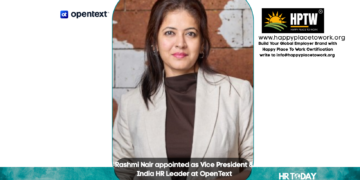 Rashmi Nair appointed as Vice President & India HR Leader at OpenText