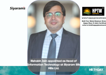Rishabh Jain appointed as Head of Information Technology at Siyaram Silk Mills Ltd.
