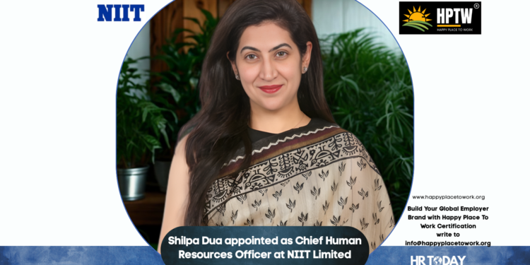 Shilpa Dua appointed as Chief Human Resources Officer at NIIT Limited