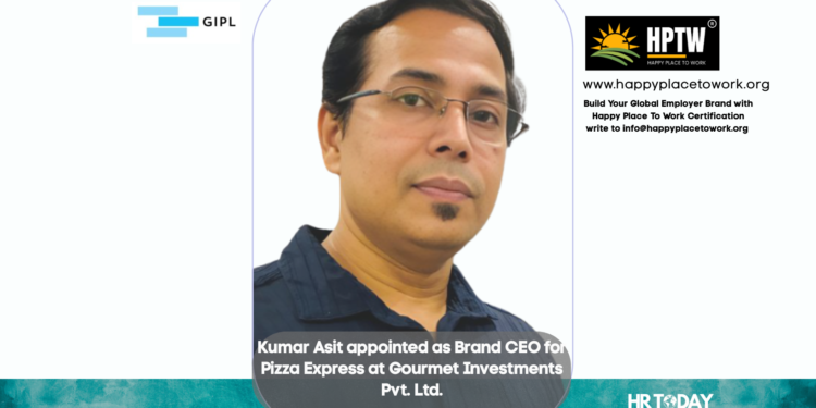 Kumar Asit appointed as Brand CEO for Pizza Express at Gourmet Investments Pvt. Ltd.
