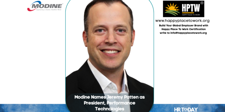 Modine Names Jeremy Patten as President, Performance Technologies