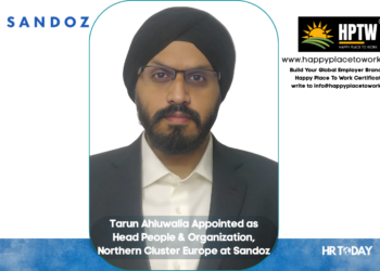 Tarun Ahluwalia Appointed as Head People & Organization, Northern Cluster Europe at Sandoz