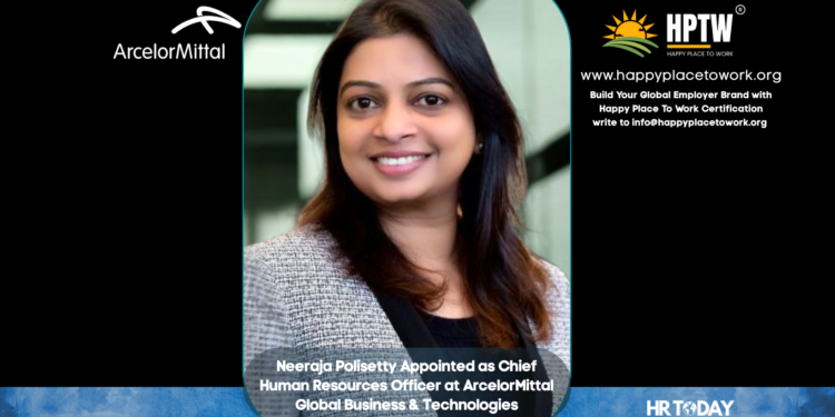 Neeraja Polisetty Appointed as Chief Human Resources Officer at ArcelorMittal Global Business & Technologies