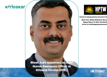 Ritesh Joshi Appointed as Chief Human Resources Officer at Kirloskar Ferrous (KFIL)