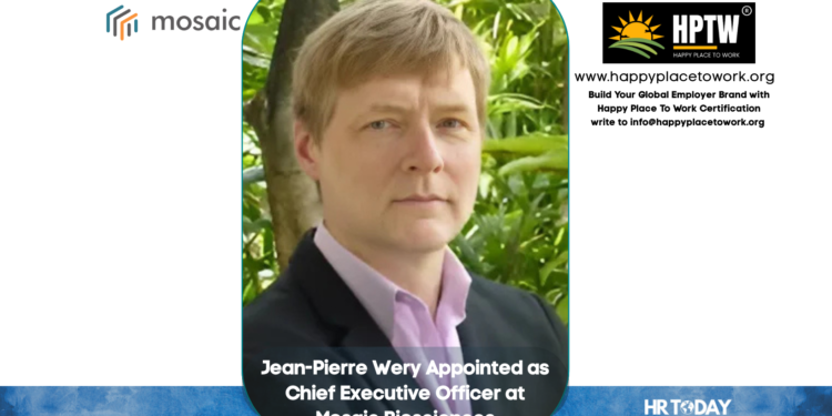 Jean-Pierre Wery Appointed as Chief Executive Officer at Mosaic Biosciences