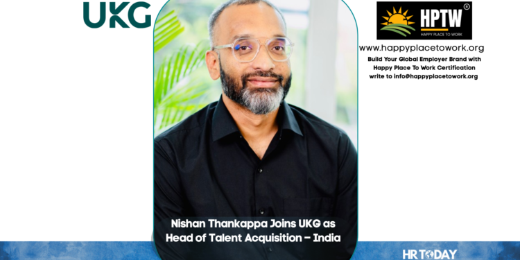 Nishan Thankappa Joins UKG as Head of Talent Acquisition – India