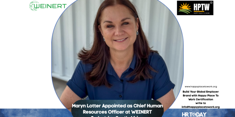 Maryn Lotter Appointed as Chief Human Resources Officer at WEINERT Industries South Africa