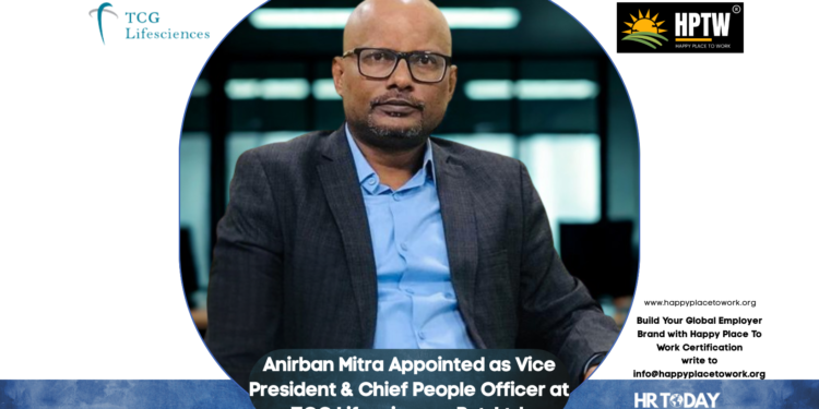 Anirban Mitra Appointed as Vice President & Chief People Officer at TCG Lifesciences Pvt. Ltd.