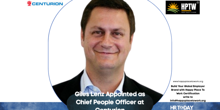 Giles Lenz Appointed as Chief People Officer at Centurion