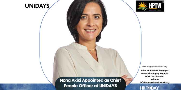 Mona Akiki Appointed as Chief People Officer at UNiDAYS
