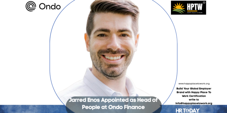 Jarred Enos Appointed as Head of People at Ondo Finance