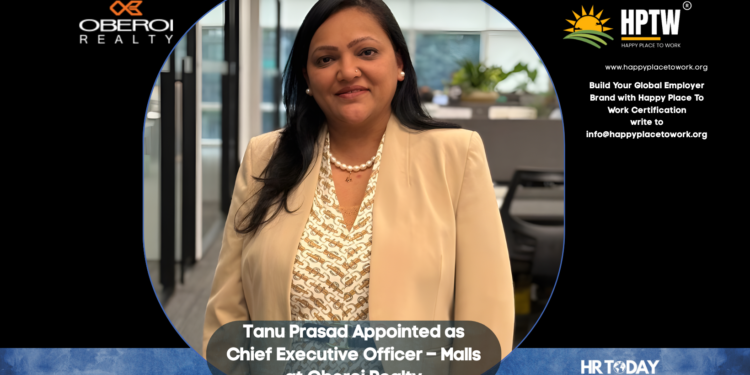 Tanu Prasad Appointed as Chief Executive Officer – Malls at Oberoi Realty