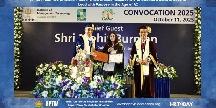 Mr Mohit Burman, Chairman, Dabur India Limited, Inspires IMT Ghaziabad’s Class of 2025 to Lead with Purpose in the Age of AI