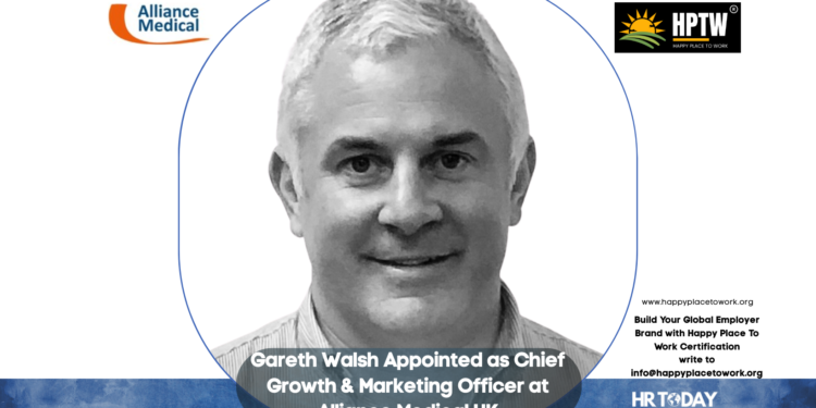 Gareth Walsh Appointed as Chief Growth & Marketing Officer at Alliance Medical UK