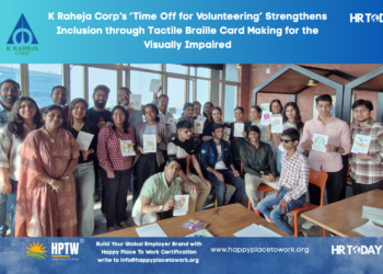 K Raheja Corp’s ‘Time Off for Volunteering’ Strengthens Inclusion through Tactile Braille Card Making for the Visually Impaired