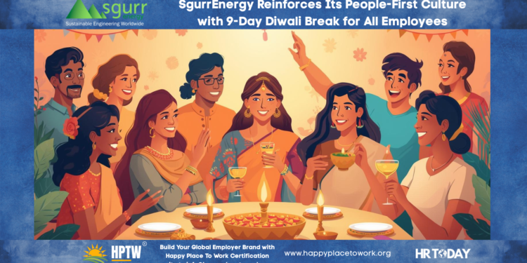 SgurrEnergy Reinforces Its People-First Culture with 9-Day Diwali Break for All Employees