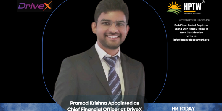 Pramod Krishna Appointed as Chief Financial Officer at DriveX