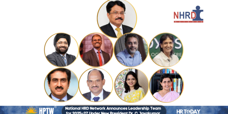National HRD Network Announces Leadership Team for 2025–27 Under New President Dr. C. Jayakumar