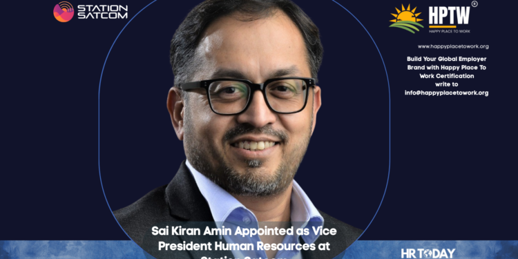 Sai Kiran Amin Appointed as Vice President Human Resources at Station Satcom
