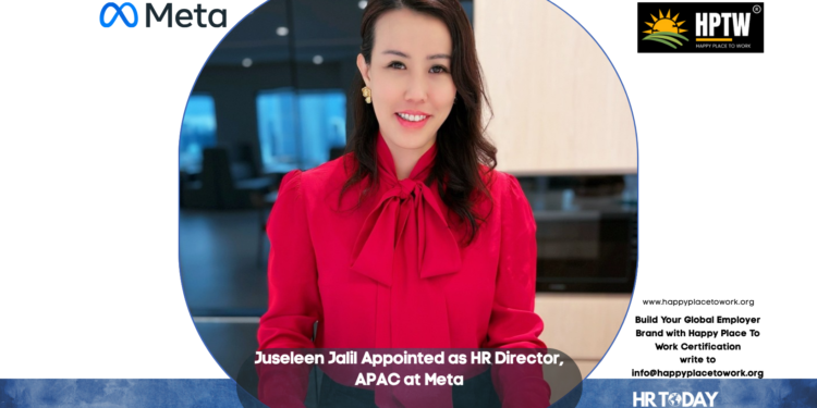 Juseleen Jalil Appointed as HR Director, APAC at Meta