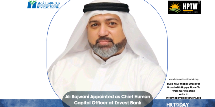 Ali Sajwani Appointed as Chief Human Capital Officer at Invest Bank