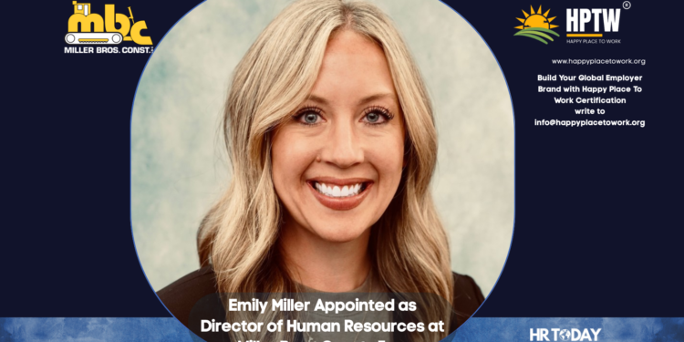Emily Miller Appointed as Director of Human Resources at Miller Bros. Const., Inc.