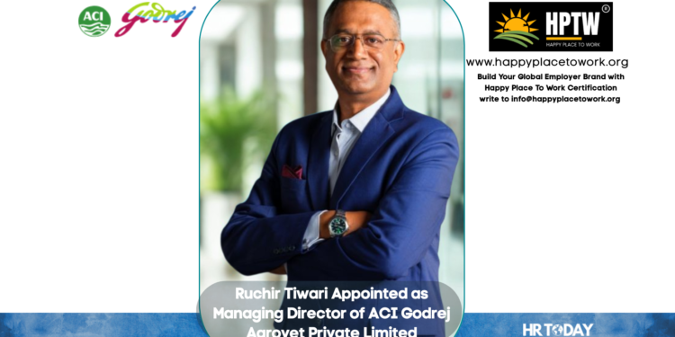 Ruchir Tiwari Appointed as Managing Director of ACI Godrej Agrovet Private Limited