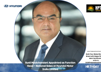 Sunil Moolchandani Appointed as Function Head – National Sales at Hyundai Motor India Limited