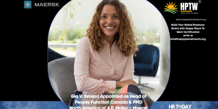Gia V. Estepa Appointed as Head of People Function Canada & PMO North America at A.P. Moller – Maersk