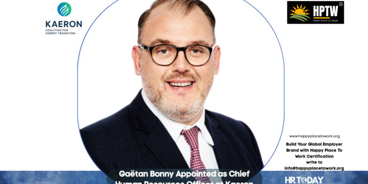 Gaëtan Bonny Appointed as Chief Human Resources Officer at Kaeron