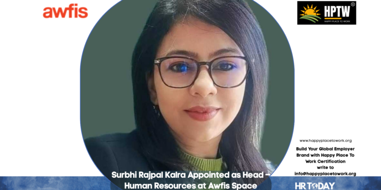Surbhi Rajpal Kalra Appointed as Head – Human Resources at Awfis Space Solutions Limited
