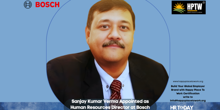 Sanjay Kumar Verma Appointed as Human Resources Director at Bosch Home Comfort Group