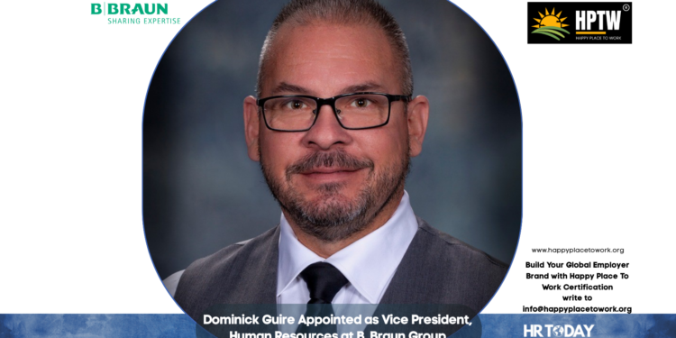 Dominick Guire Appointed as Vice President, Human Resources at B. Braun Group