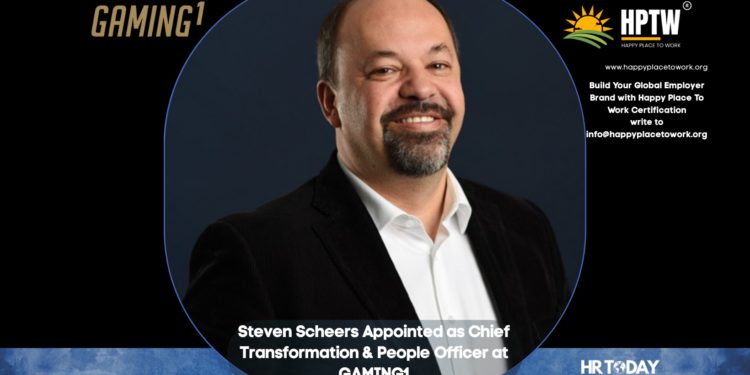 Steven Scheers Appointed as Chief Transformation & People Officer at GAMING1