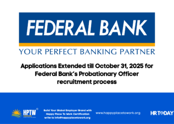 Applications Extended till October 31, 2025 for Federal Bank’s Probationary Officer recruitment process